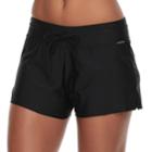 Women's Zeroxposur Solid Swim Shorts, Size: 12, Liquorice