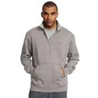 Men's Champion Fleece Powerblend Quarter-zip Pullover, Size: Medium, Dark Grey