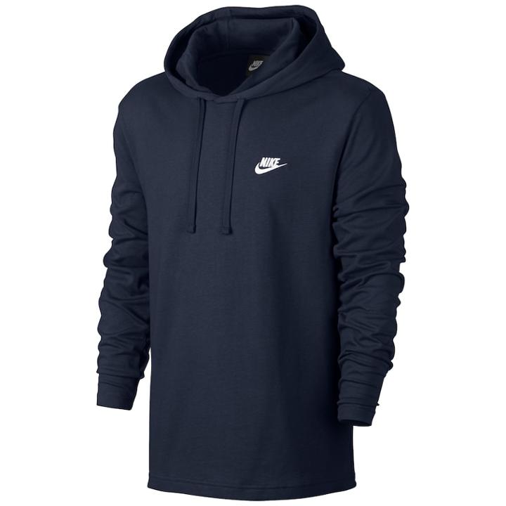 Big & Tall Nike Club Jersey Sportswear Hoodie, Men's, Size: Xxl Tall, Light Blue