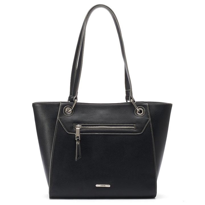 Chaps Faux-leather Mesa Tote, Women's, Black