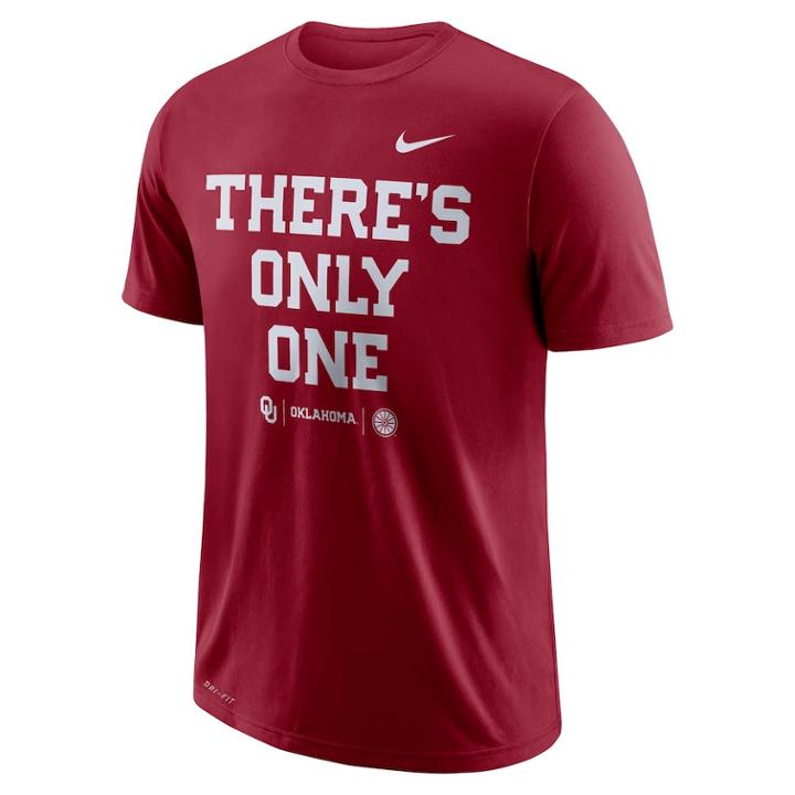 Men's Nike Dri-fit Oklahoma Sooners Local Tee, Size: Xxl, Red