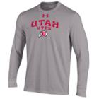 Men's Under Armour Utah Utes Long-sleeve Tee, Size: Large, Ute Gray
