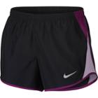 Women's Nike Dry Reflective Running Shorts, Size: Large, Dark Grey