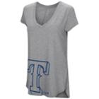 Women's Under Armour Texas Rangers Pride Hem Graphic Tee, Size: Medium, Med Grey
