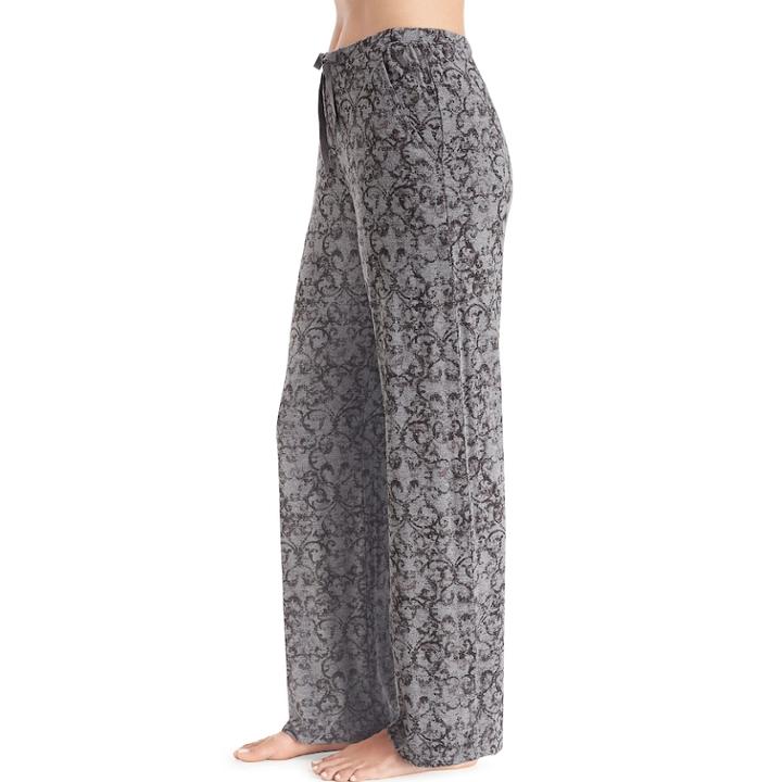 Women's Cuddl Duds Softwear Relaxed Lounge Pants, Size: Xsml Av/rg, Silver