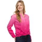 Women's Izod Weekend Linen-blend Shirt, Size: Large, Pink