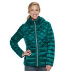 Women's Zeroxposur Vivian Hooded Quilted Packable Down Jacket, Size: Xxl, Green