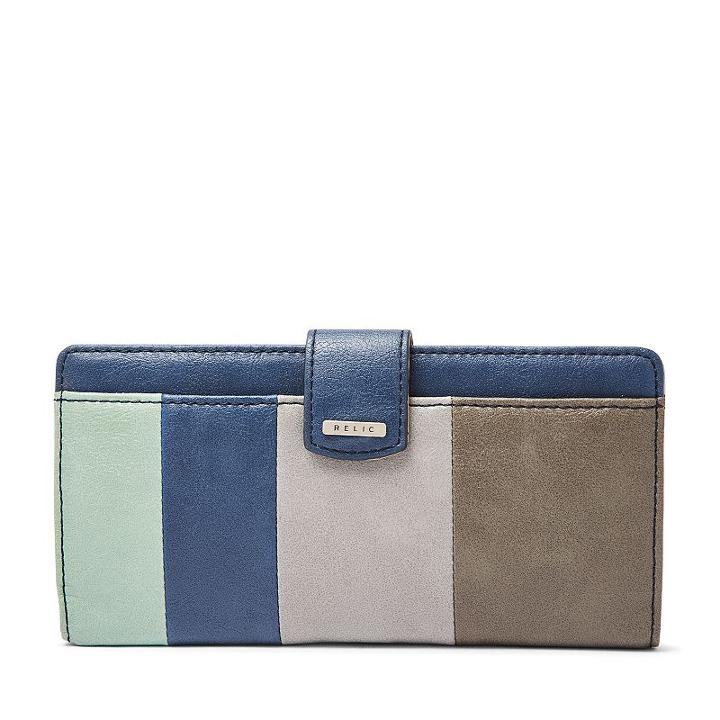 Relic Rfid-blocking Checkbook Wallet, Women's, Dark Blue