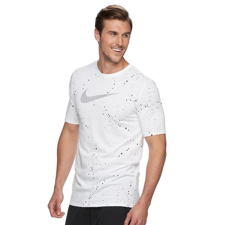 Big & Tall Nike Dry Speckled Basketball Tee, Men's, Size: 4xl, White