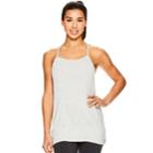 Women's Gaiam Balance Yoga Tunic Tank, Size: Medium, White