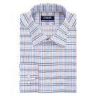 Men's Chaps Regular-fit Wrinkle-free Stretch Collar Dress Shirt, Size: 17-34/35, Med Blue