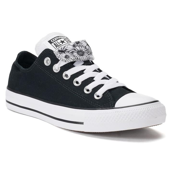 Women's Converse Chuck Taylor All Star Double Tongue Sneakers, Size: 8, Black