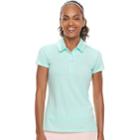 Women's Fila Sport&reg; Short Sleeve Golf Polo, Size: Large, Light Blue