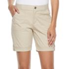 Women's Croft & Barrow&reg; Utility Shorts, Size: 14, Lt Beige