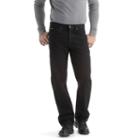 Men's Lee Regular Fit Straight Leg Jeans, Size: 42x29, Black