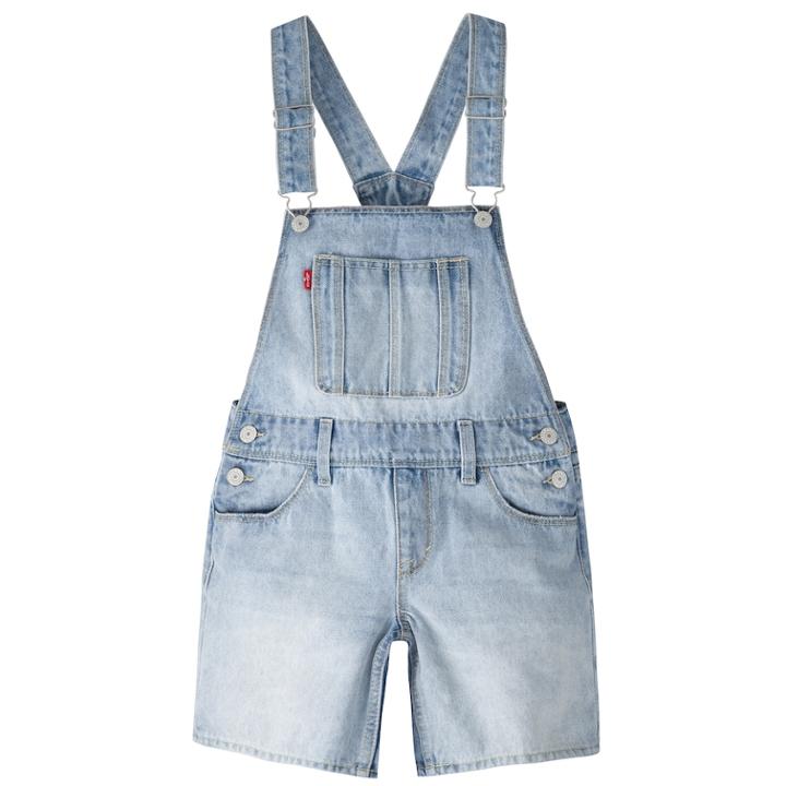 Girls 7-16 Levi's Boyfriend Shortalls, Size: 12, Light Blue