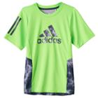 Boys 4-7x Adidas Lightening Print Color-block Tee, Boy's, Size: 7x, Brt Green