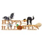Napier Gold Tone Happy Halloween Pin, Women's, Multicolor