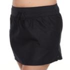 Plus Size Women's Croft & Barrow&reg; Solid Tactel Skirtini Bottoms, Size: 16 W, Black