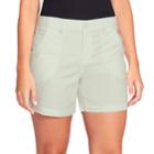 Women's Gloria Vanderbilt Cathy Comfort Waist Cargo Shorts, Size: 16, Lt Green