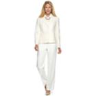Women's Le Suit Tweed Jacket & Pant Suit, Size: 12, Med Beige