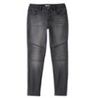 Girls 7-16 & Plus Size So&reg; High-rise Moto Jeggings, Girl's, Size: 10, Black
