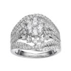 10k White Gold 1 1/2 Carat T.w. Diamond Ring, Women's, Size: 7