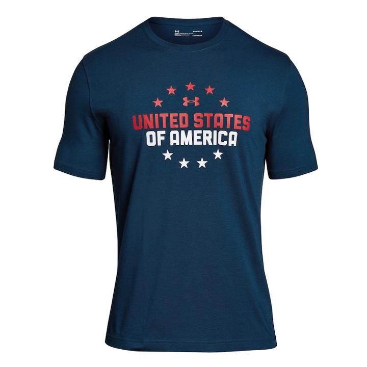 Men's Under Armour Freedom Tee, Size: Xl, Blue (navy)