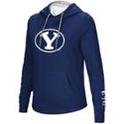 Women's Byu Cougars Crossover Hoodie, Size: Large, Dark Blue
