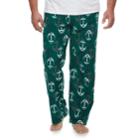 Big & Tall 2-pack Solid And Patterned Microfleece Lounge Pants Set, Men's, Size: Xl Tall, Dark Green