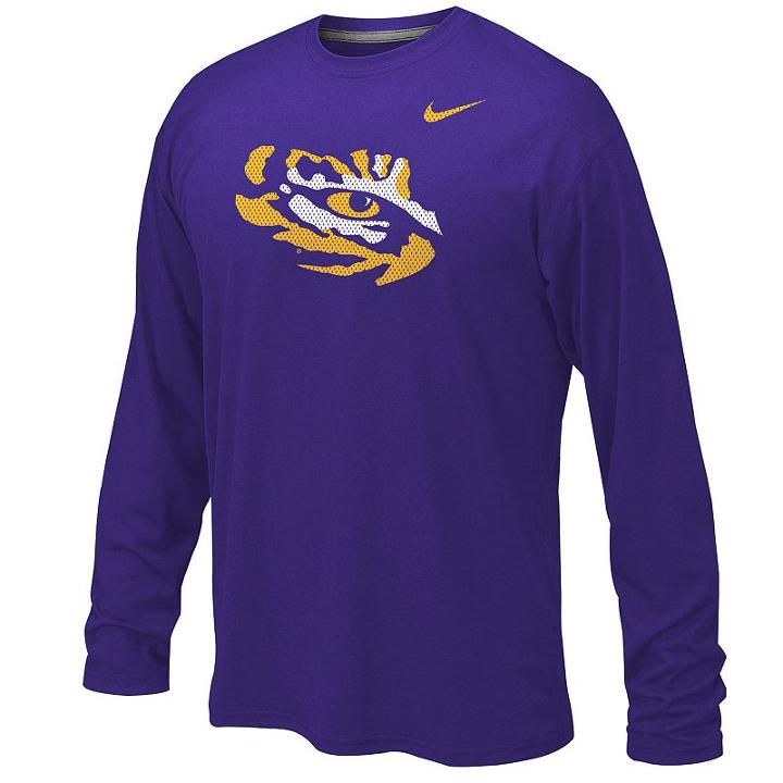 Boys 8-20 Nike Lsu Tigers Legend Tee, Boy's, Size: Small, Purple