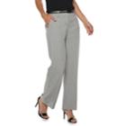 Women's Apt. 9&reg; Curvy Fit Wide-leg Dress Pants, Size: 16 Short, Dark Grey