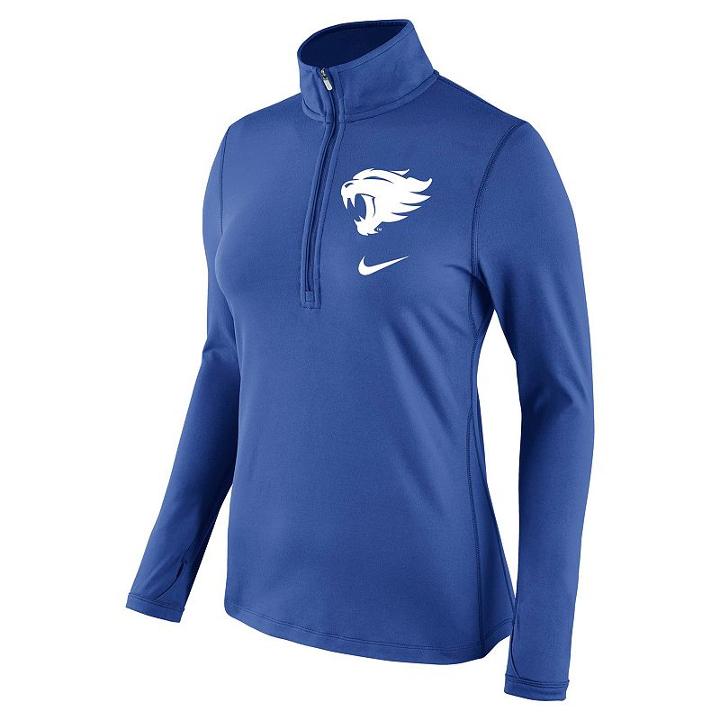 Women's Nike Kentucky Wildcats Tailgate Quarter-zip Top, Size: Xxl, Dark Blue