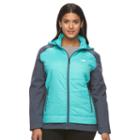 Plus Size New Balance Hooded Colorblock Mixed-media Jacket, Women's, Size: 2xl, Pink Ovrfl