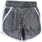 Girls 7-16 Under Armour Fly By Novelty Shorts, Girl's, Size: Small, Black, Comfort Wear