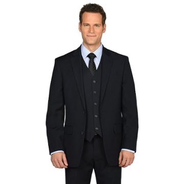Men's Croft & Barrow&reg; Classic-fit Striped Navy (blue) Suit Jacket, Size: 40 - Regular