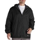Men's Dickies Fleece-lined Hooded Jacket, Size: Xxl, Black