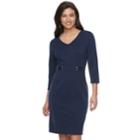 Women's Jennifer Lopez Textured Dress, Size: Xxl, Blue