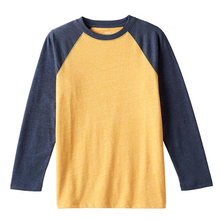 Boys 8-20 Urban Pipeline&reg; Raglan Tee, Size: Medium, Gold