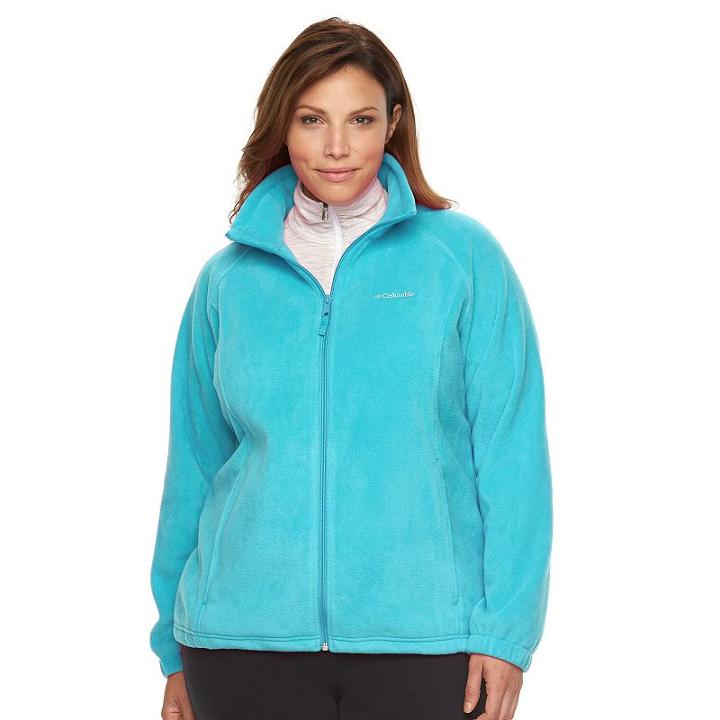 Plus Size Columbia Three Lakes Fleece Jacket, Women's, Size: 1xl, Dark Blue