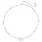 Lc Lauren Conrad Lotus Flower Necklace, Women's, Light Pink