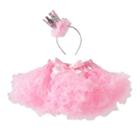 Girls 4-6x Glitter Crown & Tutu Set, Girl's, Multicolor