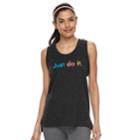 Women's Nike Sportswear Just Do It Graphic Tank, Size: Small, Grey (charcoal)