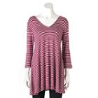 Women's Olivia Sky Crisscross Tunic, Size: Large, Dark Pink