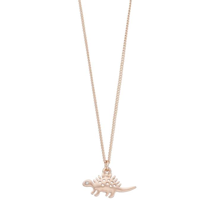 Lc Lauren Conrad Dinosaur Pendant Necklace, Women's, Pink