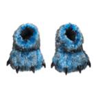 Boys Blue Bear Paw Slippers, Size: 11-12, Dark Blue