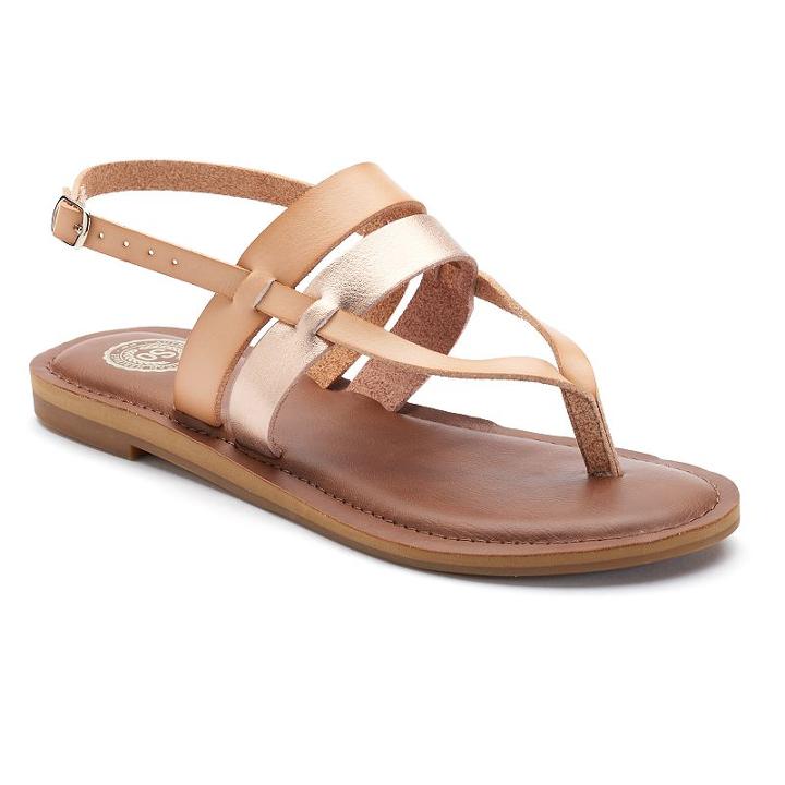 So&reg; Barge Women's Slingback Sandals, Girl's, Size: Medium (9.5), Ovrfl Oth