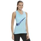 Women's Nike Sportswear Swoosh Racerback Tank Top, Size: Large, Brt Blue
