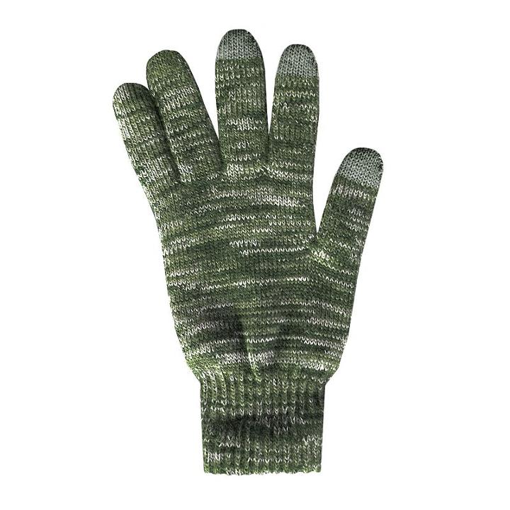 Quietwear Knit Texting Gloves - Men, Brown