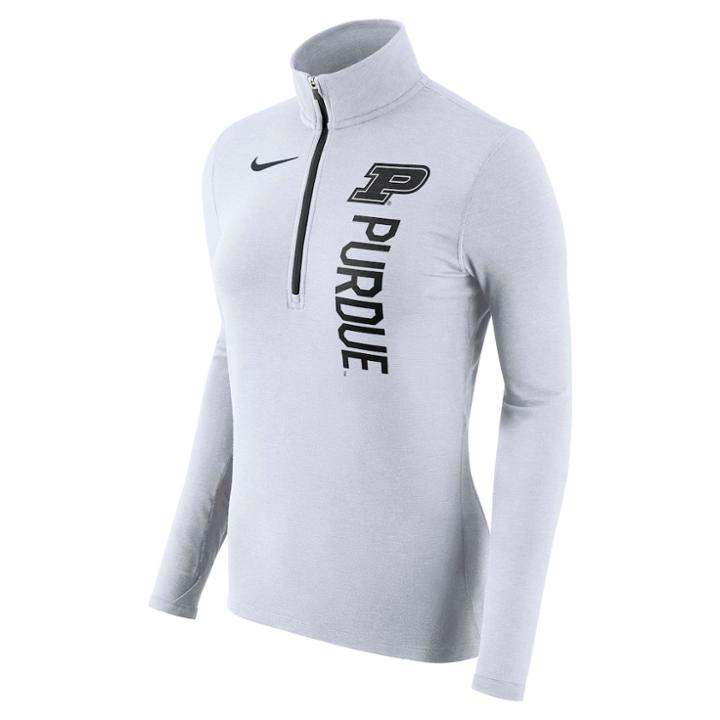 Women's Nike Purdue Boilermakers Element Pullover, Size: Small, White